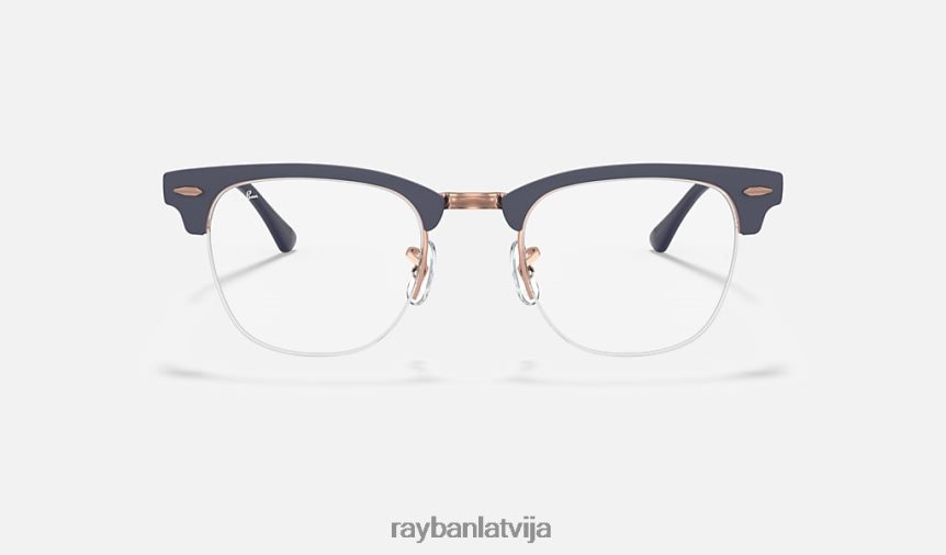 clubmaster metāla optika pulēta zila F0L86X2197 vīriešiem Ray-Ban brilles