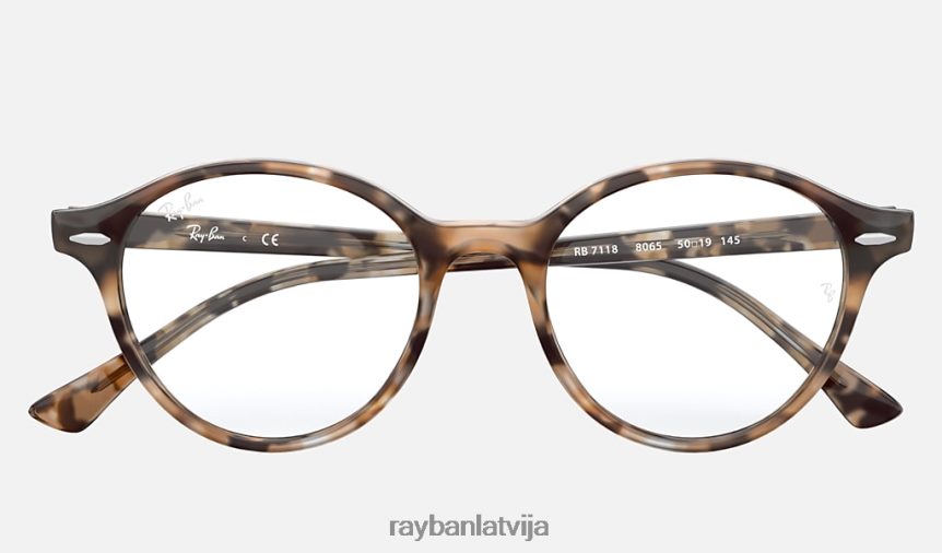 dekāna optika pulēta brūna havana F0L86X2277 vīriešiem Ray-Ban brilles