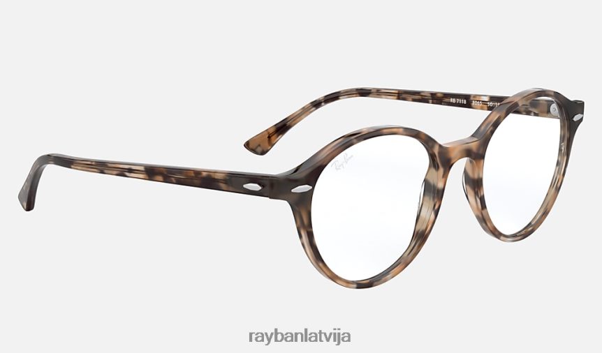 dekāna optika pulēta brūna havana F0L86X2277 vīriešiem Ray-Ban brilles