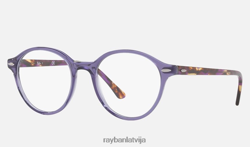 dekāna optika pulēta caurspīdīga violeta F0L86X2278 vīriešiem Ray-Ban brilles