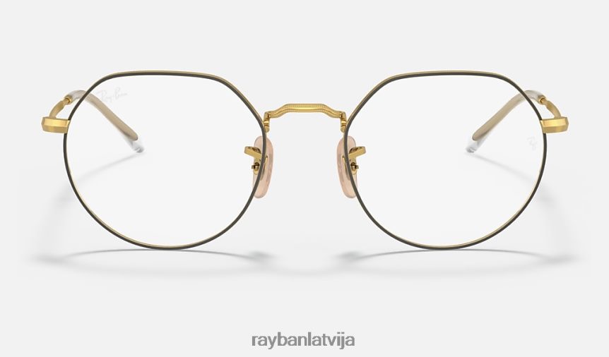 domkratu optika matēts zelts F0L86X1652 vīriešiem Ray-Ban brilles