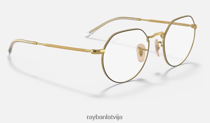 domkratu optika matēts zelts F0L86X1652 vīriešiem Ray-Ban brilles