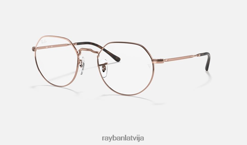 domkratu optika pulēts varš F0L86X1649 vīriešiem Ray-Ban brilles
