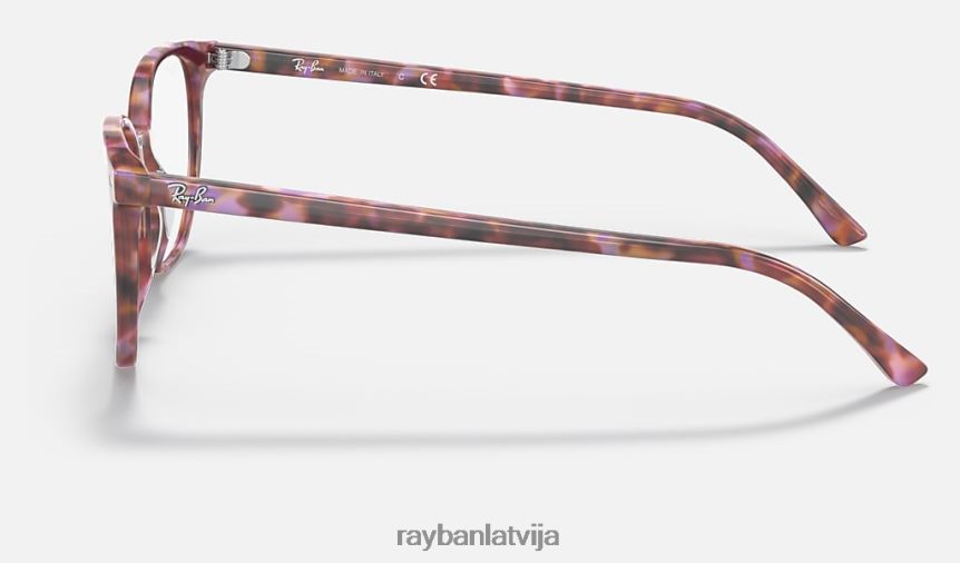 elliot optika pulēta brūna/violeta havana F0L86X1945 vīriešiem Ray-Ban brilles