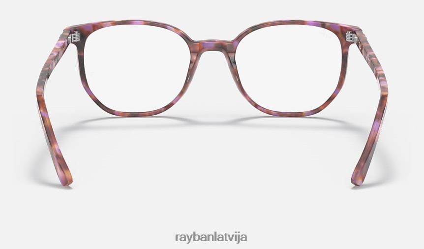 elliot optika pulēta brūna/violeta havana F0L86X1945 vīriešiem Ray-Ban brilles