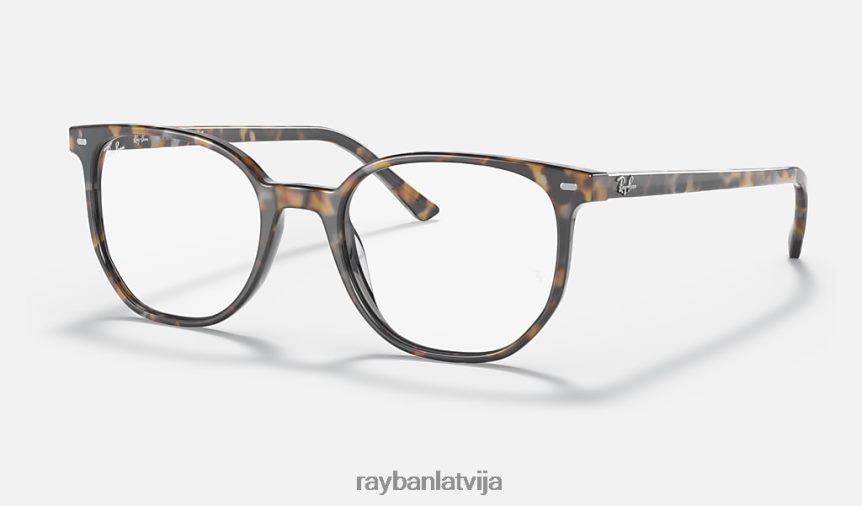elliot optika pulēta brūni pelēka havana F0L86X1944 vīriešiem Ray-Ban brilles