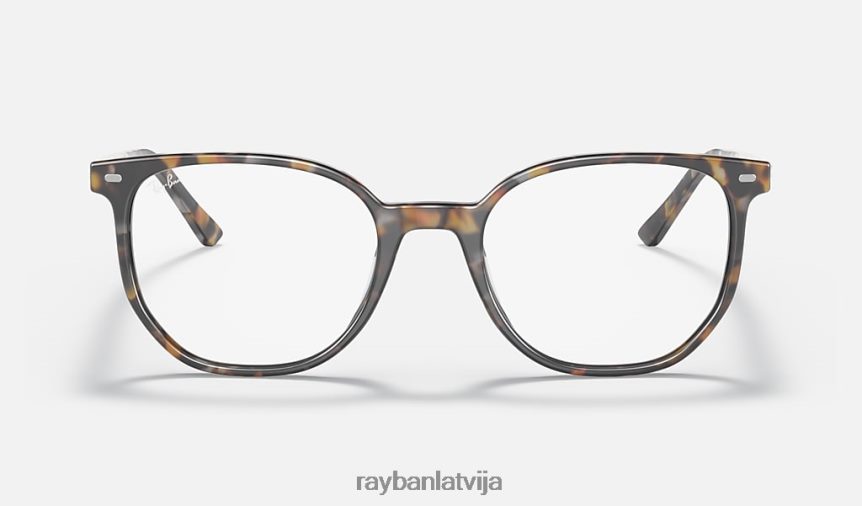 elliot optika pulēta brūni pelēka havana F0L86X1944 vīriešiem Ray-Ban brilles