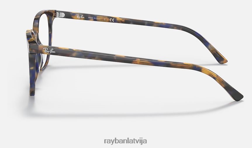 elliot optika pulēta dzeltena/zila havana F0L86X1941 vīriešiem Ray-Ban brilles