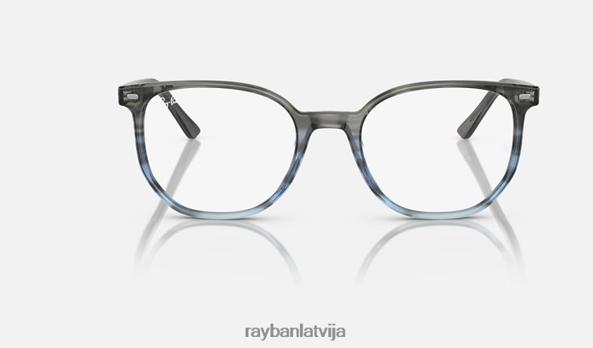 elliot optika pulēta svītraina pelēka/zila F0L86X1947 vīriešiem Ray-Ban brilles