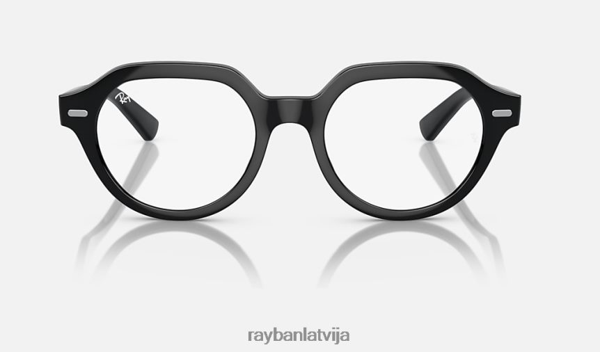 gina optika pulēta melna F0L86X1712 vīriešiem Ray-Ban brilles
