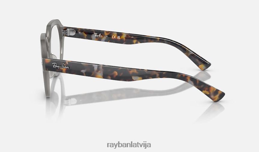 gina optika pulēta opāla pelēka F0L86X1716 vīriešiem Ray-Ban brilles