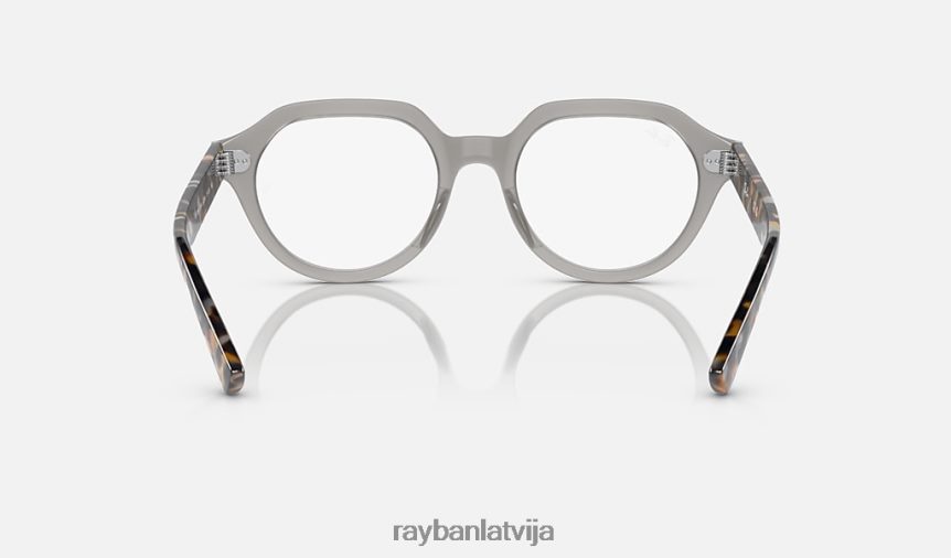gina optika pulēta opāla pelēka F0L86X1716 vīriešiem Ray-Ban brilles