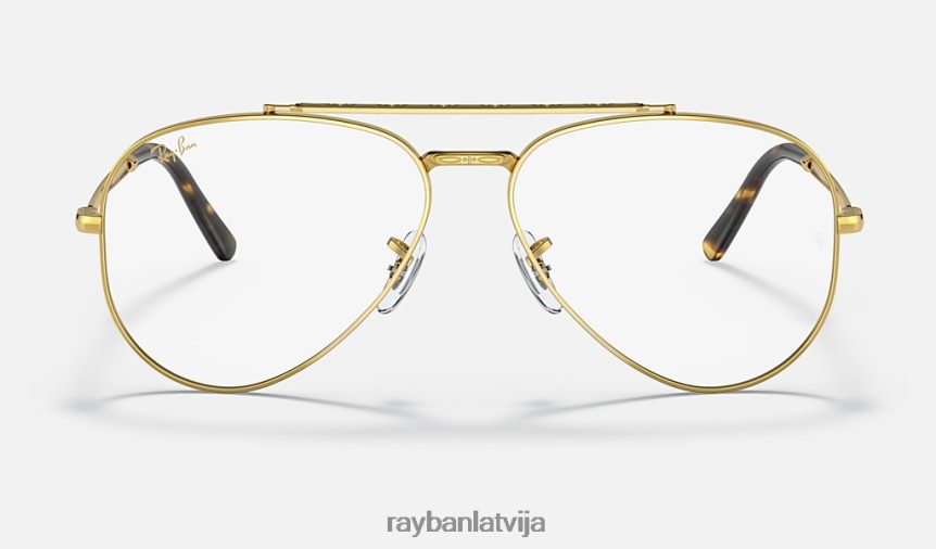 jauna aviatora optika pulēts zelts F0L86X1618 vīriešiem Ray-Ban brilles