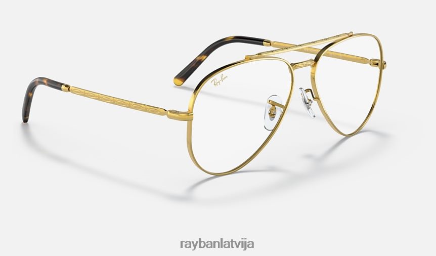 jauna aviatora optika pulēts zelts F0L86X1618 vīriešiem Ray-Ban brilles