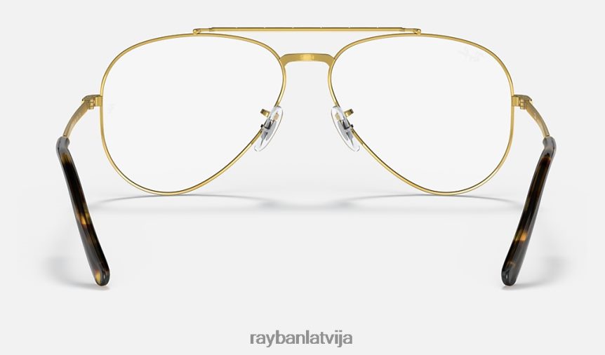 jauna aviatora optika pulēts zelts F0L86X1618 vīriešiem Ray-Ban brilles