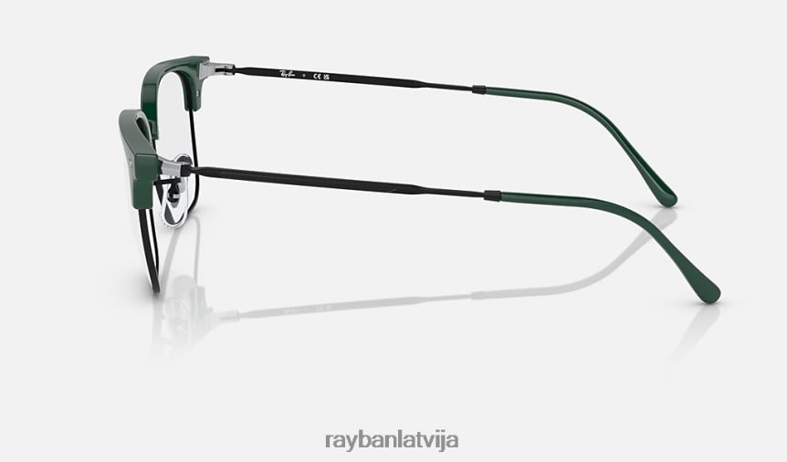 jauna clubmaster optika pulēta zaļa uz melna F0L86X1691 vīriešiem Ray-Ban brilles