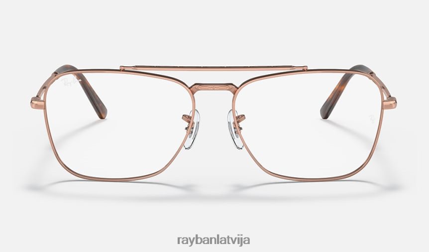 jauna treileru optika pulēts rozā zelts F0L86X1637 vīriešiem Ray-Ban brilles
