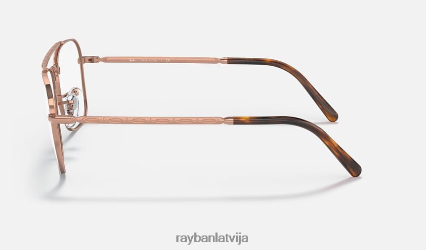 jauna treileru optika pulēts rozā zelts F0L86X1637 vīriešiem Ray-Ban brilles
