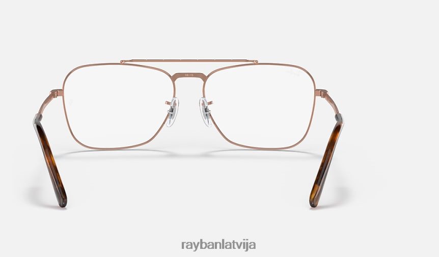 jauna treileru optika pulēts rozā zelts F0L86X1637 vīriešiem Ray-Ban brilles