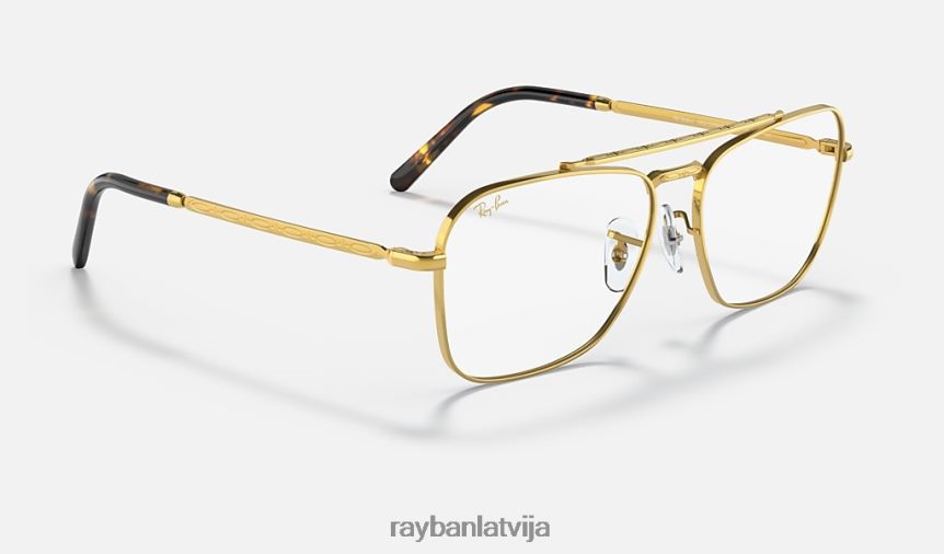 jauna treileru optika pulēts zelts F0L86X1634 vīriešiem Ray-Ban brilles