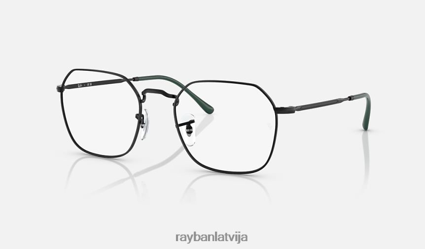jim optika pulēta melna F0L86X1599 vīriešiem Ray-Ban brilles