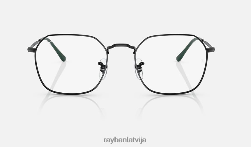jim optika pulēta melna F0L86X1599 vīriešiem Ray-Ban brilles