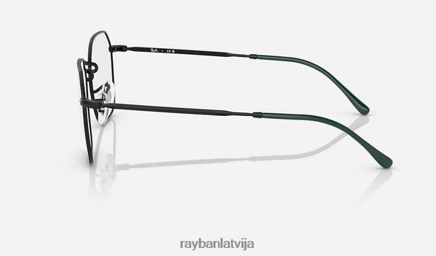 jim optika pulēta melna F0L86X1599 vīriešiem Ray-Ban brilles