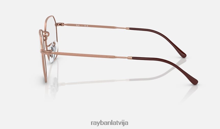 jim optika pulēts rozā zelts F0L86X1600 vīriešiem Ray-Ban brilles