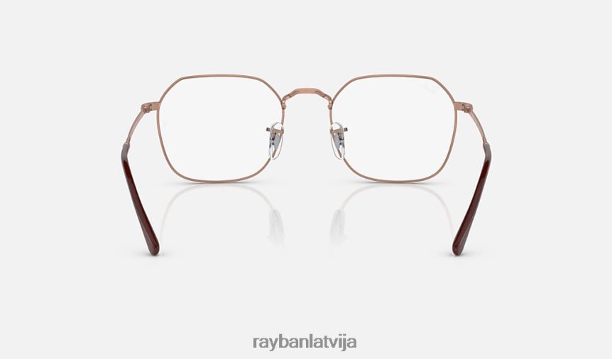 jim optika pulēts rozā zelts F0L86X1600 vīriešiem Ray-Ban brilles