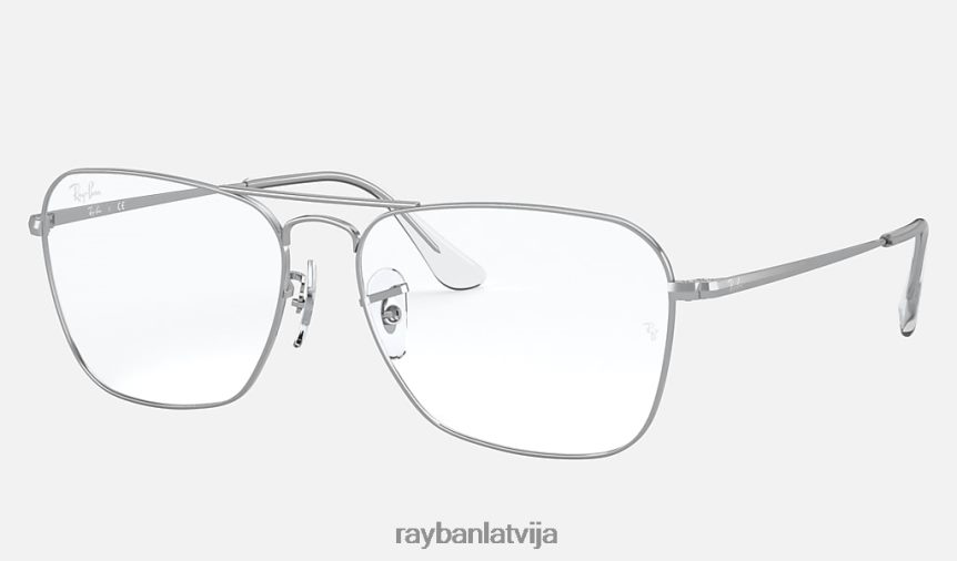 karavānu optika pulēts sudrabs F0L86X2436 vīriešiem Ray-Ban brilles