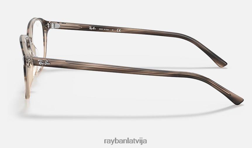 leonarda optika pulēta brūna havana F0L86X1826 vīriešiem Ray-Ban brilles