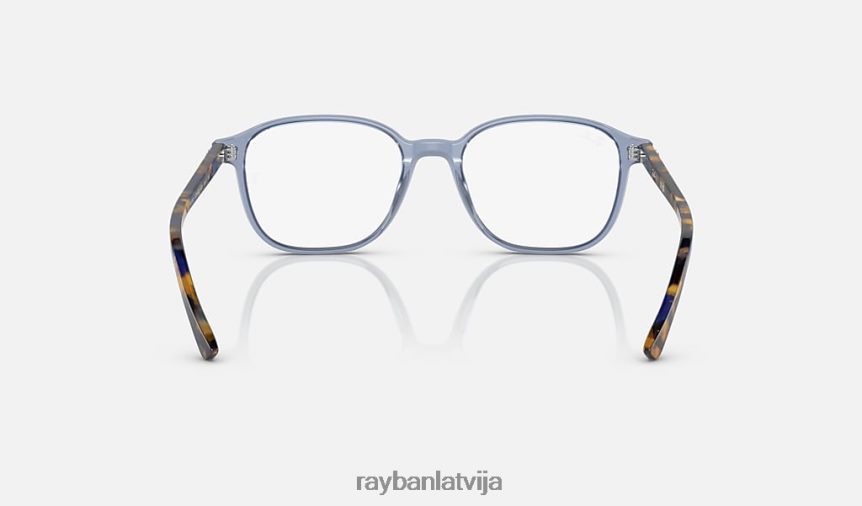 leonarda optika pulēta caurspīdīga zila F0L86X1828 vīriešiem Ray-Ban brilles