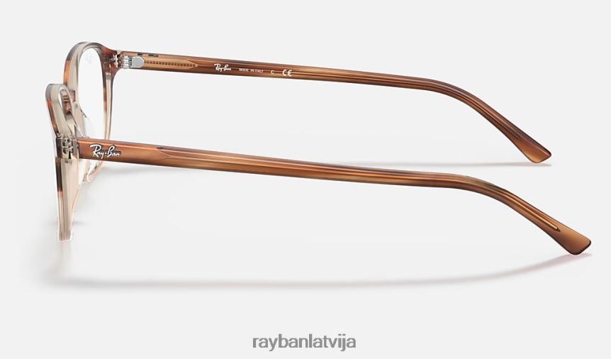 leonarda optika pulēts gaišs bruņurupucis F0L86X1827 vīriešiem Ray-Ban brilles