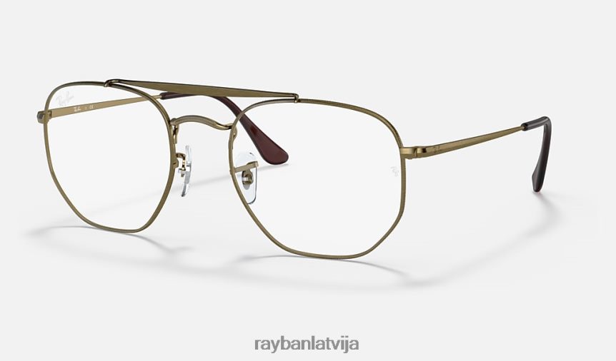 maršala optika matēts antīkais zelts F0L86X2046 vīriešiem Ray-Ban brilles