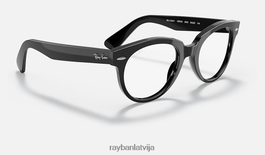 orion optika pulēta melna F0L86X1644 vīriešiem Ray-Ban brilles