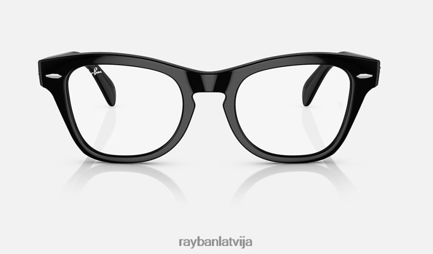 rb0707 optika pulēta melna F0L86X1781 vīriešiem Ray-Ban brilles