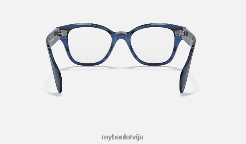 rb0880 optika pulēta svītraina zila F0L86X2133 vīriešiem Ray-Ban brilles