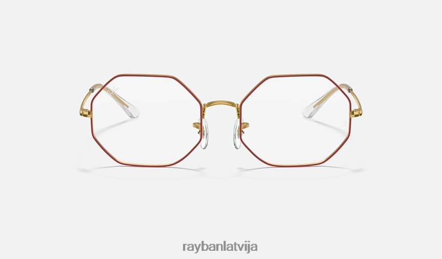 rb1972v astoņstūris pulēta sarkana F0L86X2389 vīriešiem Ray-Ban brilles