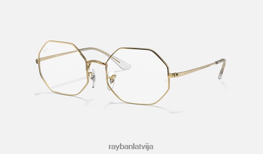 rb1972v astoņstūris pulēts zelts F0L86X2388 vīriešiem Ray-Ban brilles