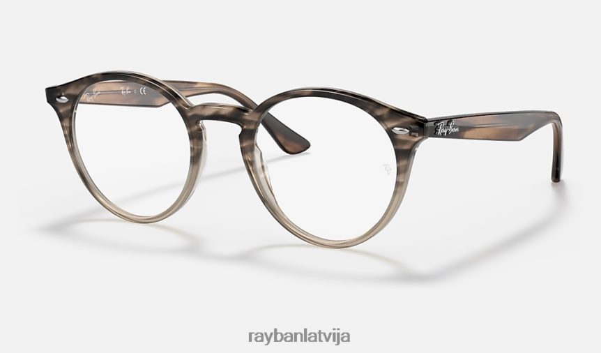 rb2180v optika pulēta brūna havana F0L86X1628 vīriešiem Ray-Ban brilles