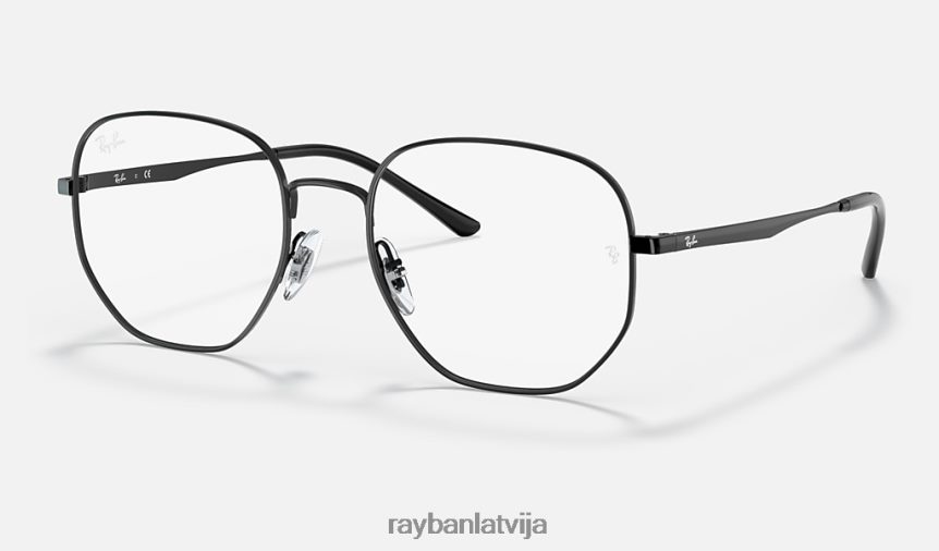 rb3682 optika pulēta melna F0L86X1763 vīriešiem Ray-Ban brilles