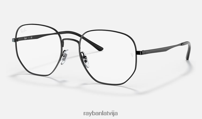 rb3682 optika pulēta melna F0L86X1934 vīriešiem Ray-Ban brilles