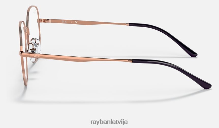 rb3682 optika pulēts rozā zelts F0L86X1935 vīriešiem Ray-Ban brilles