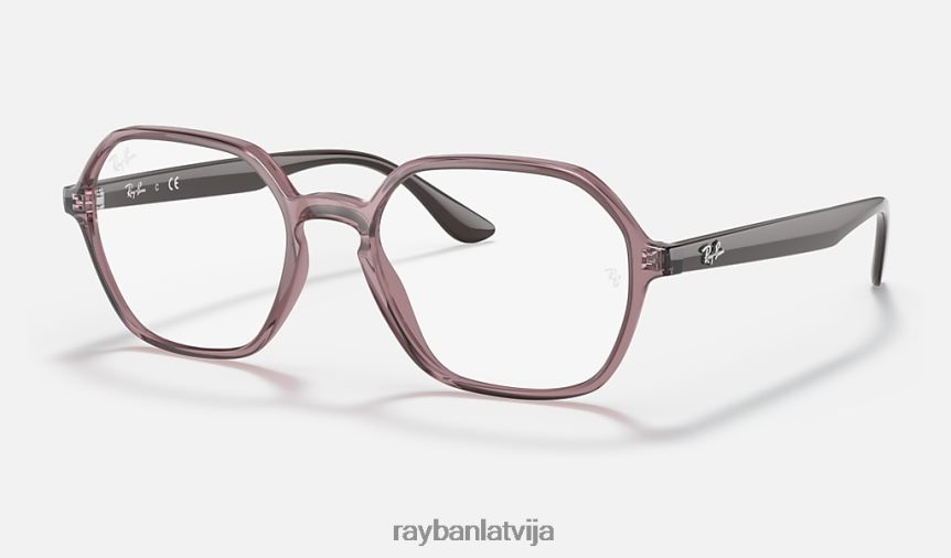 rb4361 optika pulēta caurspīdīga violeta F0L86X1904 vīriešiem Ray-Ban brilles