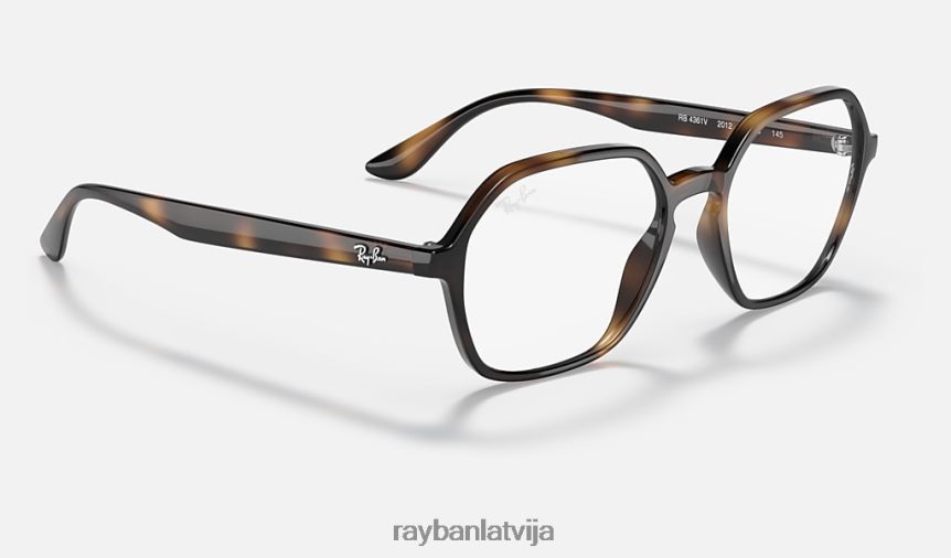 rb4361 optika pulēta havana F0L86X1905 vīriešiem Ray-Ban brilles
