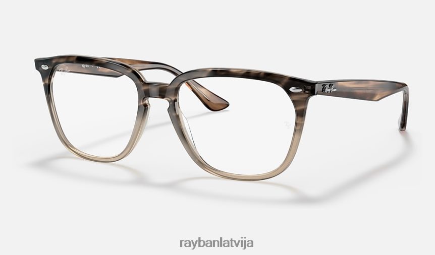rb4362 optika pulēta brūna havana F0L86X1969 vīriešiem Ray-Ban brilles