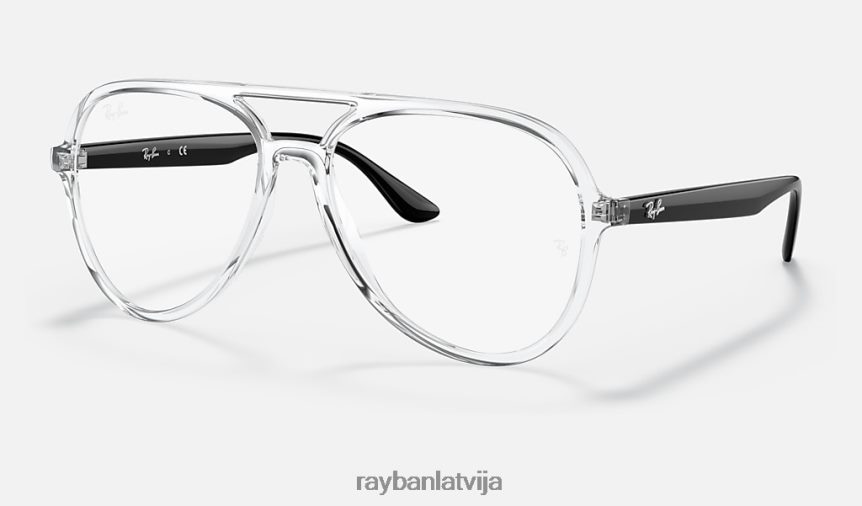 rb4376v optika pulēta caurspīdīga F0L86X1805 vīriešiem Ray-Ban brilles