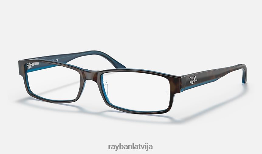rb5114 optika pulēta havana uz zila F0L86X2247 vīriešiem Ray-Ban brilles