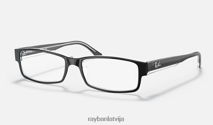 rb5114 optika pulēta melna uz caurspīdīga F0L86X2245 vīriešiem Ray-Ban brilles