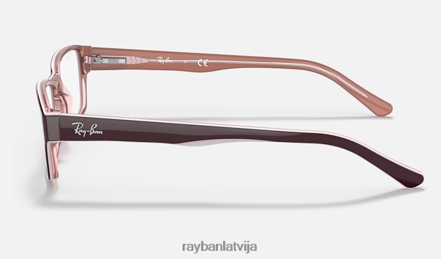 rb5169 optika pulēta caurspīdīga brūna F0L86X1775 vīriešiem Ray-Ban brilles